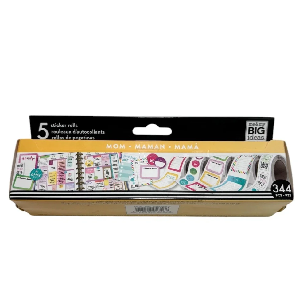 NEW The Happy Planner MOM Sticker Roll Pack Schedule Organization Gift 344 Piece